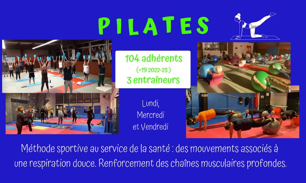 Bilan Annuel Association activites pilates autour de la gym