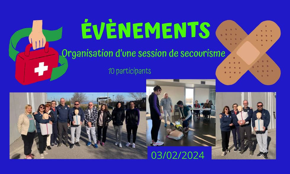 Bilan Annuel Association session secourisme autour de la gym